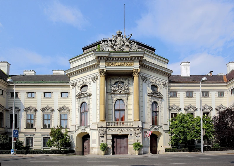 Im Palais Auersperg befindet sich das Büro von Quickdraw